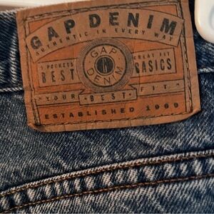 90’s GAP High Waisted Denim 100% Cotton Reverse Fit Jeans